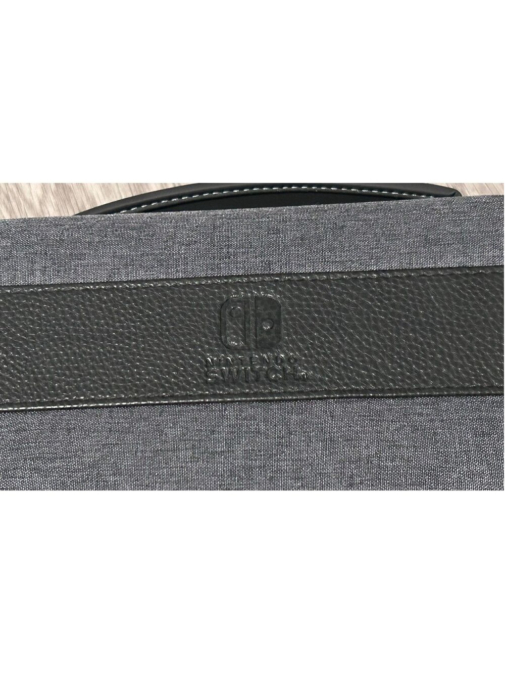 Official Nintendo Switch Deluxe Travel Carry Case Storage Organizer Gray - Picture 8 of 10